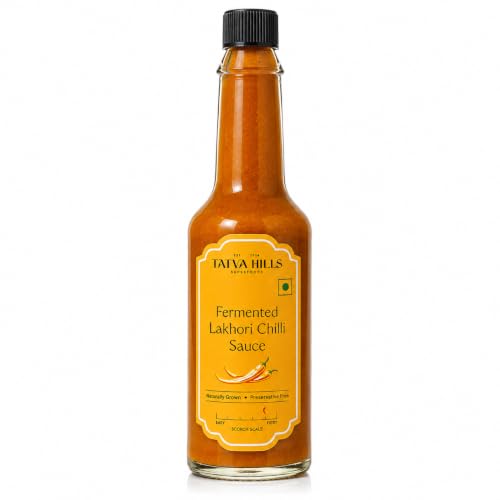 Image of TatvaHills Superfoods Fermented Lakhori Chilli Sauce | Hot & Spicy | Himalayan Aged Chillies | No Preservatives | Perfect for Noodles, Momos, Pizza & Dips | 60g