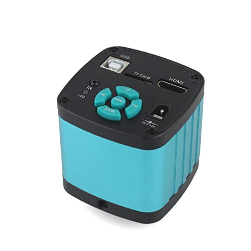 Microscope 48MP 4K 2K HDMI USB Industrial Digital Video Microscope Camera + Zoom 130X C-Mount Lens USB LED Ring Light(D only Camera)