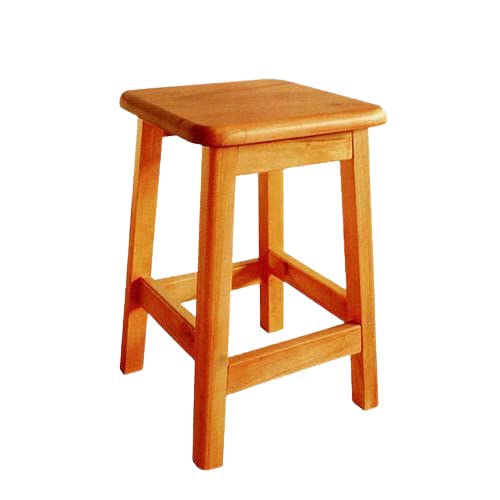 Image of Solid Sheesham Wood Stool for Sitting | Multipurpose Small Table for Home | Wooden Sofa Side End Table for Living Room (Natural Finish, 30x30x50 CM)