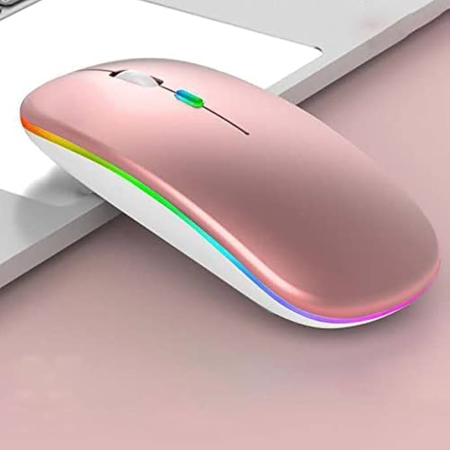 Amazon | ワイヤレスマウス無線マウス七色ライト付きBluetooth