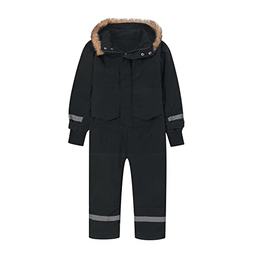 fartey Toddler Snow Suit Kids Girls Boys One Piece Snowsuits Winter Outdoor Ski Snowboard Bibs Waterproof Windproof Overalls3