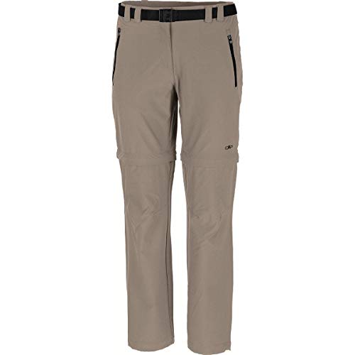 CMP Pantalón cremallera mujer stretch, Corda, L