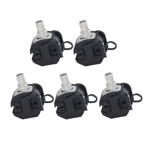 Conector de perforacion para evitar cortes de luz con abrazadera resistente 1KV 4