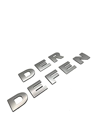 RNR Scritta in argento con lettere per Defender