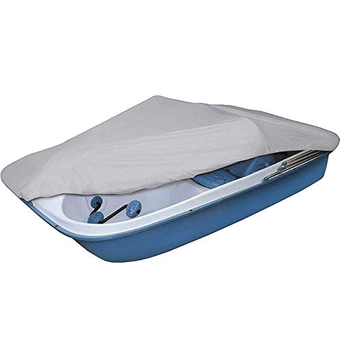 Funda para barca de pedales impermeable 112.5in 78in gris Oxford para exterior