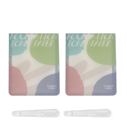 2pcs Liquid Palette Paper Disposable Makeup Coloring Paper with Mixing Stick Lipstick Mixing, Makeup Palette Tray Apply for Eye Shadow Lipsticks