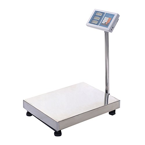 660lbs Weight Computing Digital Floor Platform Scale Postal Shipping Mailing