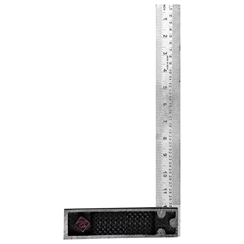 Homdum Carpenter try square with 10inch steel ruler scale heavy duty 90 degree woodworking tool for engineer metal works size 10” (B093WLBFDW) Amazon Price History, Amazon Price Tracker