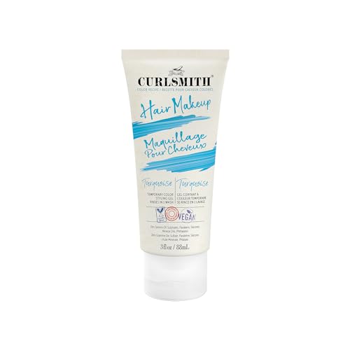 Curlsmith - Hair Makeup - Vegan Temporary Hair Color and Styling Gel, Turquoise (89ml)