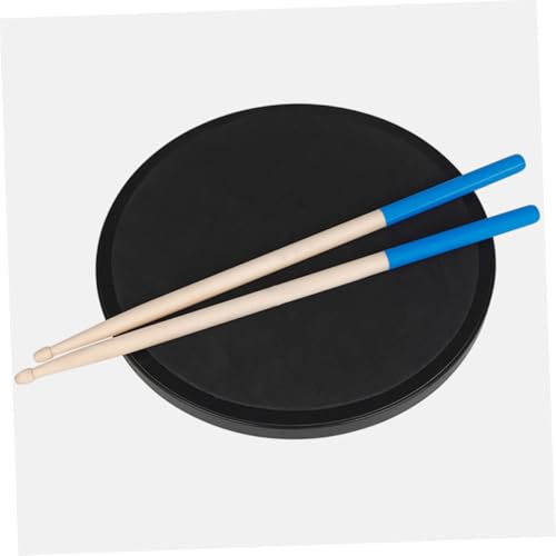 MAGICLULU Baquetas de madera de arce 5a con mango antideslizante para práctica y ejercicio Color azul miniatura 4