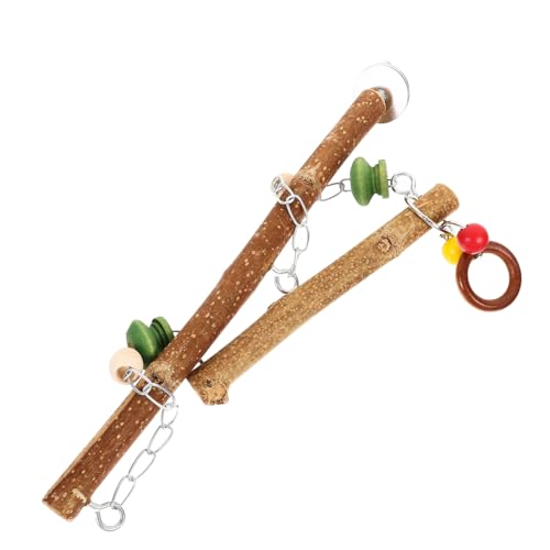 Abaodam 1Set Bird Swing for Parrots Durable Chewing Accessory for Cage Decoration and Parrot Exercise for Birds Like Budgies and Cockatiels