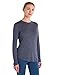 Produktbild Icebreaker Women Merino Blend 125 Cool-Lite Sphere LS Tee Midnight Navy Hthr - M
