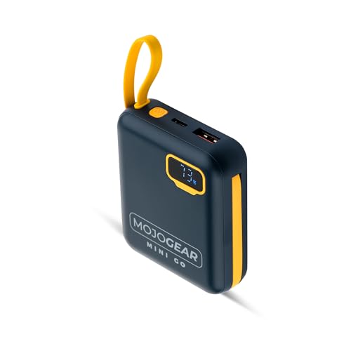 Batería externa compacta para viajes con USB-C Power Delivery y pantalla digital 6
