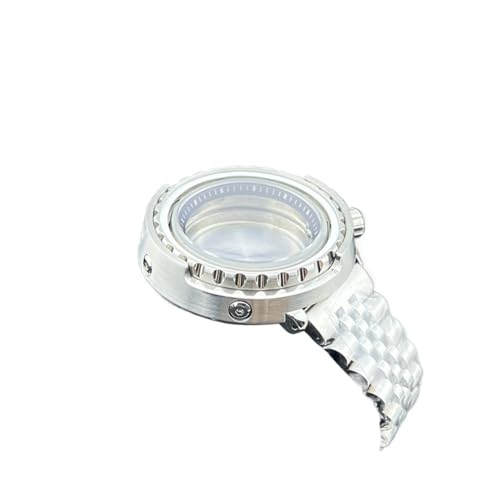 Ensemble bracelet montre NH35 en acier 47mm pour montage et modification de boîtier