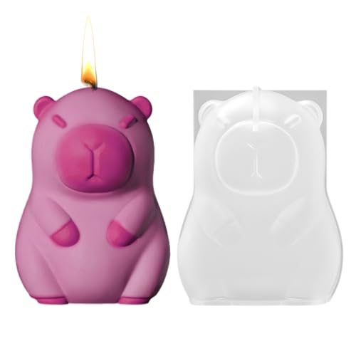 Moldes De Silicona Para Figuras De Animales - Molde 3D de Capibara para Resina,Moldes Flexibles Para Helados Pasteles Joyería Figuras Y Decoración Del Hogar Manualidades