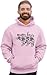 Go All Out Medium Classic Pink Mens Flower Mama Bear Cute Fashion Mother's Day Sweatshirt Hoodie