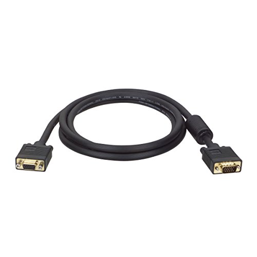 Tripp Lite VGA Monitor Extension Cable RGB Coax High Resolution M/F, 2048 x 1536 (1080p) HD15, 15ft 15' (P500-015)