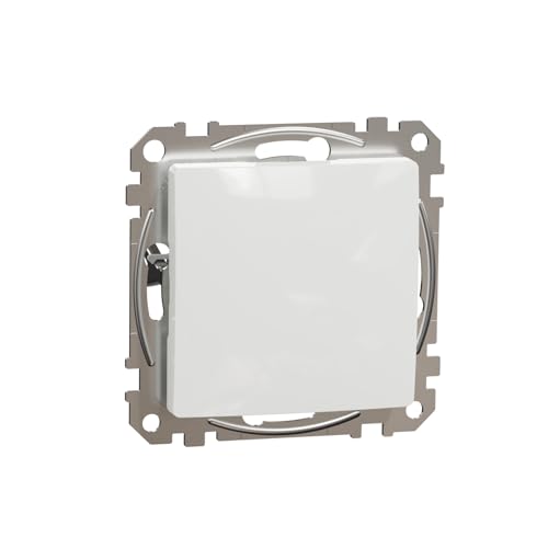 Cache haut de gamme Schneider SDD111904 Sedna ABS blanc brillant