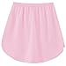 tagunop Women's Shirt Extender Removable Layering Skirts Half Length Undershirt Skirt with Buttons Pink 2XL