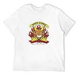 White Zobie Red Onster En'S Tee T Shirt White L