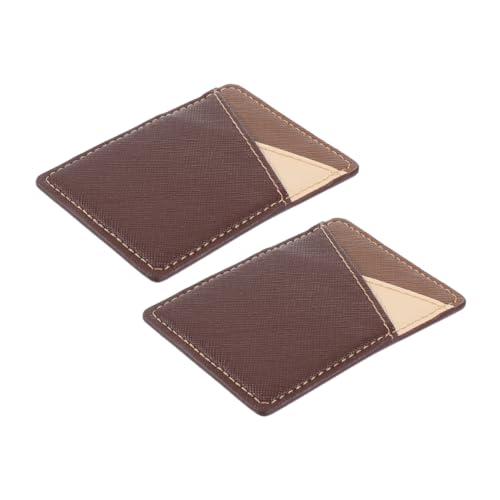 STOBOK 2Pcs Wallet Stickers Back Card Holders for Phone Portable Cards Case Cash Storage for Smartphones