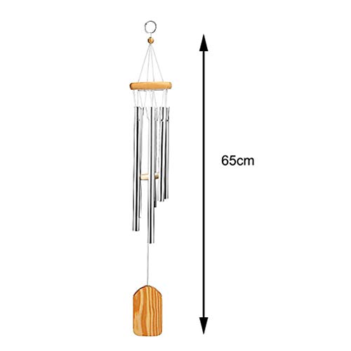nuosen Wind Chime,Musical Bells Crafts Wooden Pendulum for Outdoor Garden and Home Decor Gift - Image 4