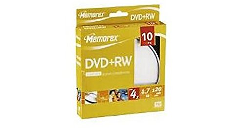 Memorex M00540 DVD + RW, DVD vuoto, 4,7 GB, 120