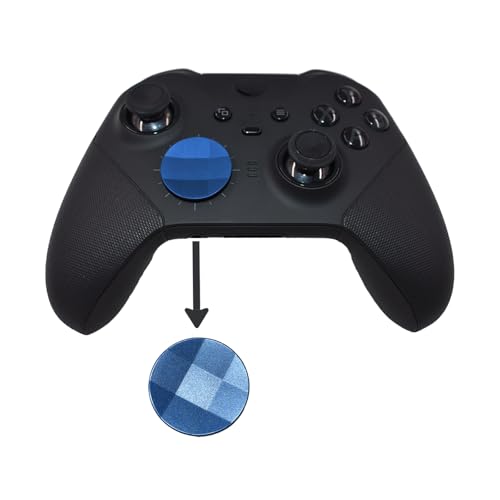 Image of 2 Pack Elite 2 Metal D-Pads Replacement for Xbox One Elite Series 2 Controller, Magnetic Standard D-Pad and Faceted D-Pad for Xbox One Elite Series 2 /Series 2 Core /Series 1 Controller (Blue)