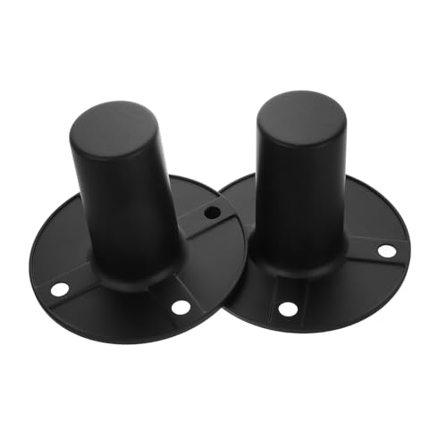 TOGEVAL 2 piezas Soporte Metálico para Altavoces Base Estable y Resistente Compatible con Altavoces de Interior y Escenario Accesorio Profesional para Soporte de Sonido y Montaje Seguro