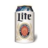 Miller Lite Throwback Vintage Beer Can Cooler 12oz Huggie Coolie Kaddy