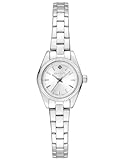GANT G194001 Fairhaven - Reloj de pulsera para mujer, correa de acero inoxidable plateado, esfera Sunray plateada, movimiento de cuarzo, cristal mineral, 5 ATM, 22 mm