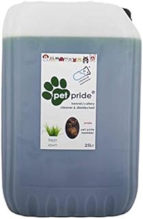 Disinfectant, Kennel, Cattery Cleaner, Deodoriser - 25L Pet Pride - Fresh Lawn