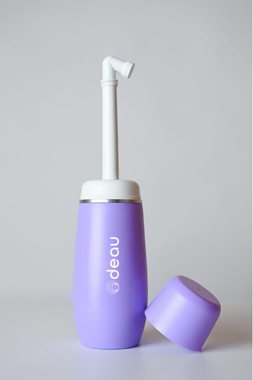 Postpartum Portable Bidet 400ml, Retractable Intimate Shower Head for Women, Peri Bottle After Childbirth