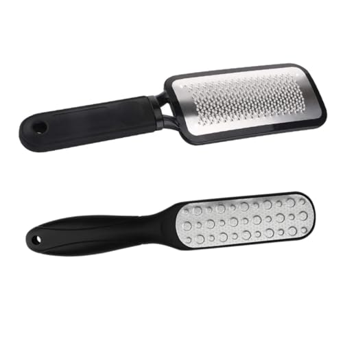 TOVINANNA 2Piezas Raspado de Pies de Inoxidable de Removedor de Callosidades y Muerta Herramienta de Cuidado del Hombres y Mujeres
