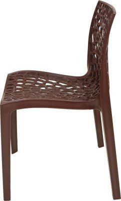 Supreme Web Heavy Plastic Chair for Home&Garden (globus Brown)(Set of 1) 1