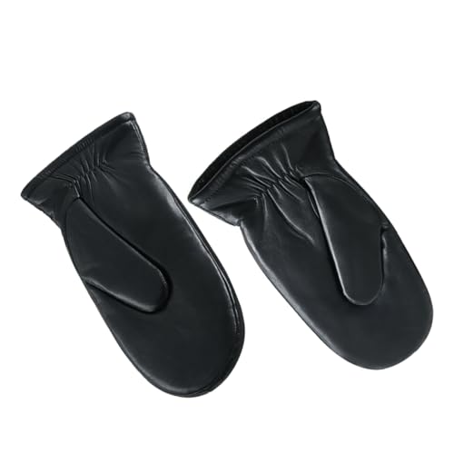 Mitaines homme cuir laine doublure VANZACK gant d'hiver chic