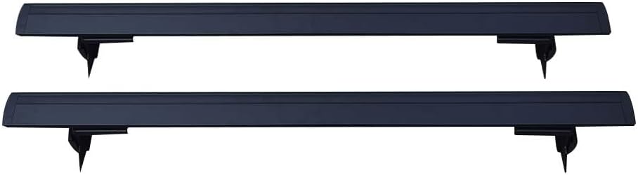 Roof Rail Aluminum Lockable Roof Rail Racks Cross Bars Crossbars Luggage Carrier for 2023 2024 Haval Menglong Black