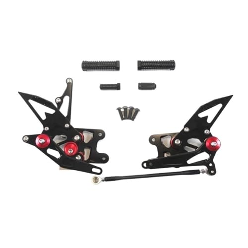 Repose-pieds arrière moto en alu forgé réglable pour GSXR1000 K7 K8 2007 2008