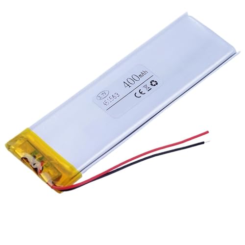 Batería 451563 de 3,7V y 400 mAh recargable de polímero de litio para dispositivos pequeños