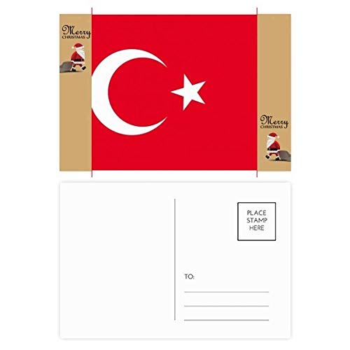 Cartes postales Turquie drapeau national lot de 20 remerciements correspondance turque