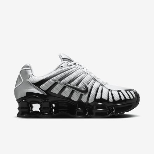 Nike Shox TL Shoes (HQ4049-001, Metallic Silver/White/Wolf Grey/Black)3