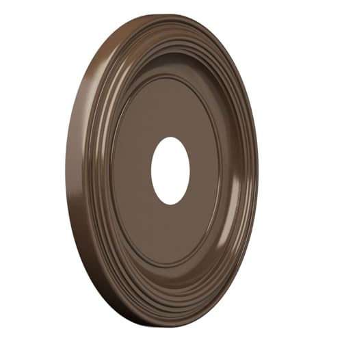 Image of Ekena Millwork 16 inchOD x 3 1 /2 inchID x 1 3 /8 inchP Traditional Thermoformed PVC Ceiling Medallion (Fits Canopies up to 9 1 /2 inch), Metallic Copper