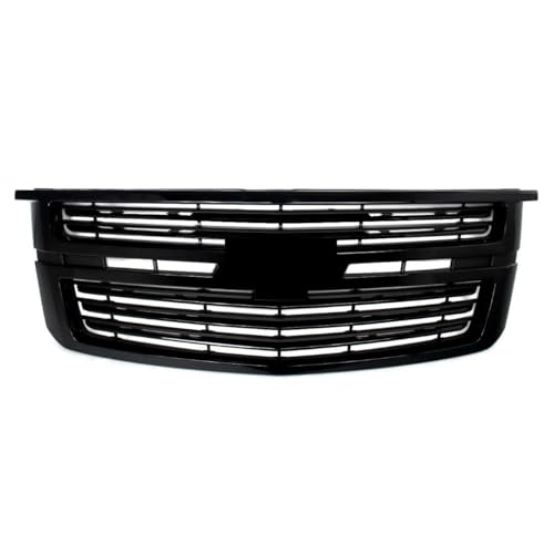 Grille de radiateur haut de gamme nid d'abeille noir brillant Tahoe Suburban 15-20
