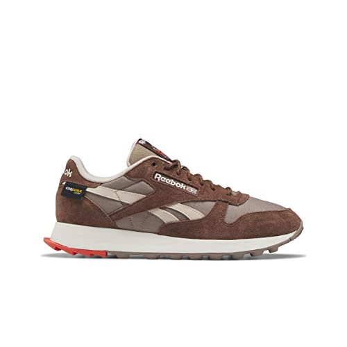 Reebok Cuir Classique, Basket Mixte, Trail Brown Taupe Soft Ecru, 46 EU