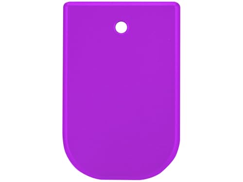 NDZ Performance Magazine Base Plate for Gen 5 Glock 17 19 22 23 34 45 47 49, 9MM .40 S&W, Purple Anodized Aluminum W/Black Laser Engravings, Made in USA - Plain