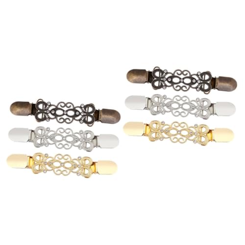 Épingles à pull pour femmes et boutons pour chemises amovibles en métal