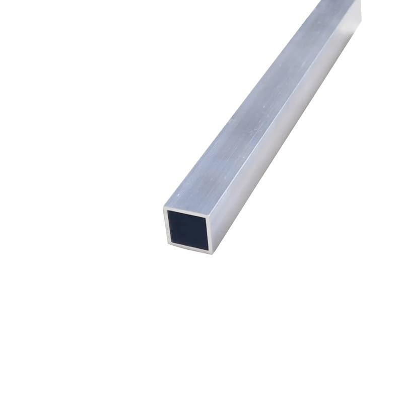Vierkantrohr aus Aluminiumlegierung, Länge 300, quadratisches Profil, for DIY-Dekoration, Aluminiumrohre, Hohlrohrteile(38 x 25 x 1.5 mm)