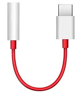 Oneplus Type C to 3.5 mm Jack Audio Connector, Noise Cancelling Headphones Jack Converter Audio Adapter