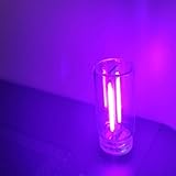 USB LED Atmosphere Light, Plug-in USB Ambient Retro Lamps, Mini LED Car Interface Charging Night Light for Hallway, Bedroom (Purple)
