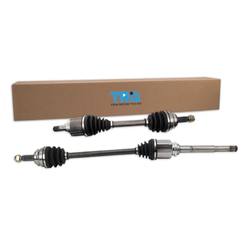 Image of TRQ Front CV Axle Shaft Assembly Set Compatible with 2007-2008 Dodge Caliber 2007-2017 Jeep Compass 2010-2015 Patriot